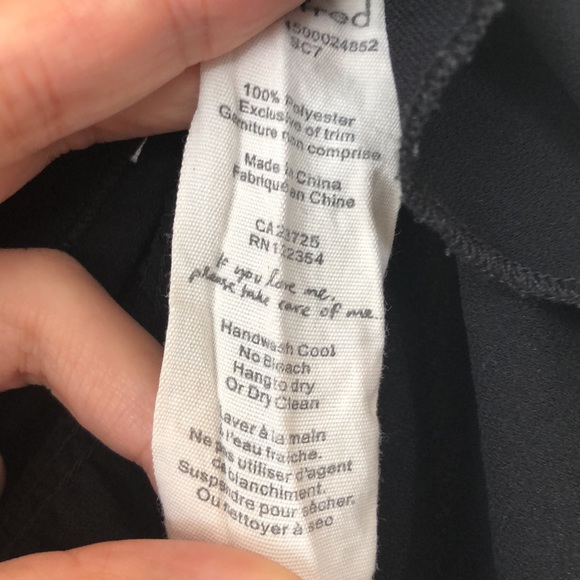 Aritzia black surplice blouse - Picture 4 of 5